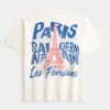 Boxy Paris Saint-Germain F.C. grafisk T-skjorte