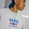 Boxy Paris Saint-Germain grafisk crew-genser