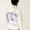 Boxy Penn State University Nittany Lions grafisk hettegenser