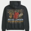 Boxy Purdue University grafisk hettegenser