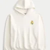 Boxy Real Madrid CF grafisk hettegenser