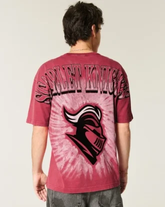 Boxy Rutgers Scarlet Knights grafisk T-skjorte