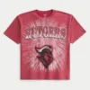 Boxy Rutgers Scarlet Knights grafisk T-skjorte