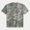 Boxy Slub Crew T-skjorte
