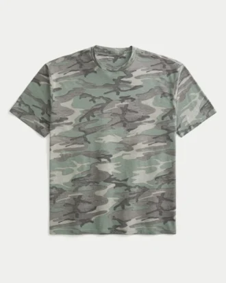 Boxy Slub Crew T-skjorte