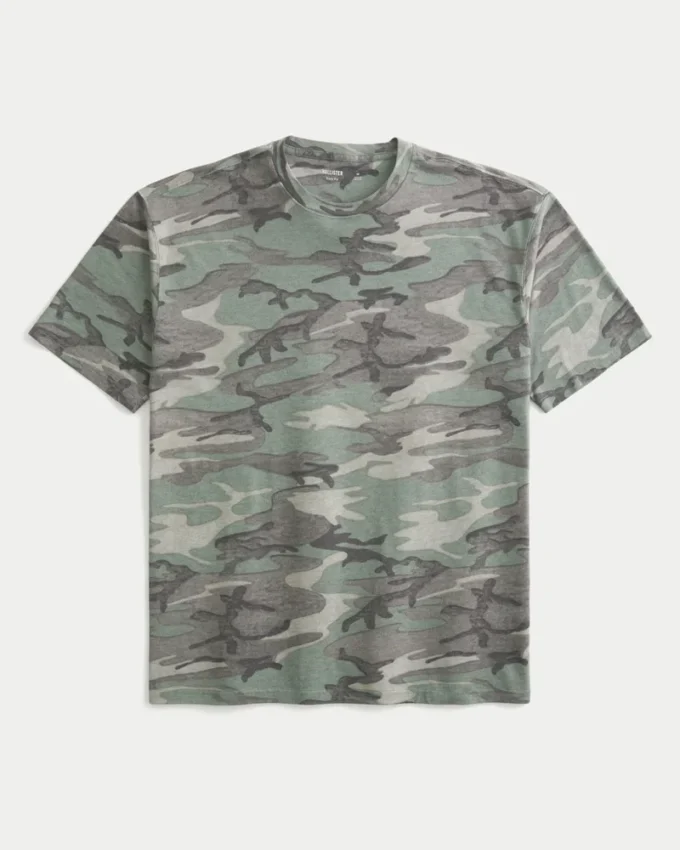 Boxy Slub Crew T-skjorte