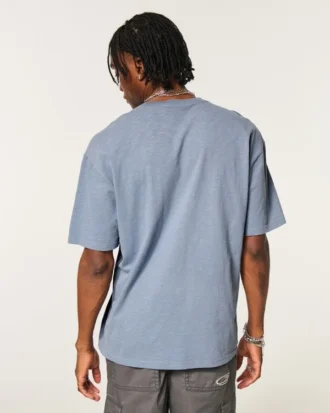 Boxy Slub Crew T-skjorte