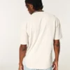 Boxy Slub Crew T-skjorte