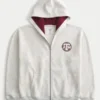 Boxy Texas A&M University Aggies grafisk hettegenser med glidelås