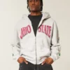 Boxy The Ohio State University Buckeyes grafisk hettegenser med glidelås