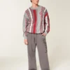 Boxy The Ohio State University Buckeyes Graphic Crew Sweater