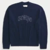 Boxy Tokyo Graphic Crew Sweater