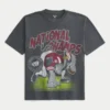 Boxy University of Alabama Crimson Tide grafisk T-skjorte