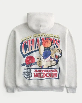 Boxy University of Arizona Wildcats grafisk hettegenser