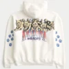 Boxy University of Arizona Wildcats grafisk hettegenser