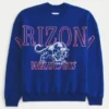Boxy University of Arizona Wildcats grafisk sweatshirt