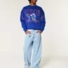 Boxy University of Arizona Wildcats grafisk sweatshirt
