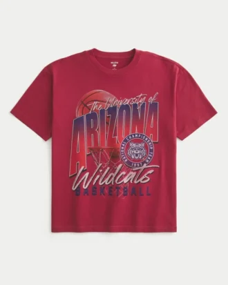 Boxy University of Arizona Wildcats grafisk T-skjorte
