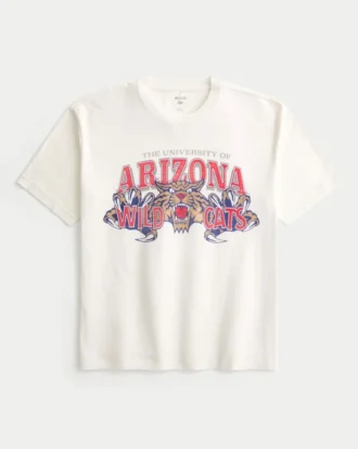 Boxy University of Arizona Wildcats grafisk T-skjorte