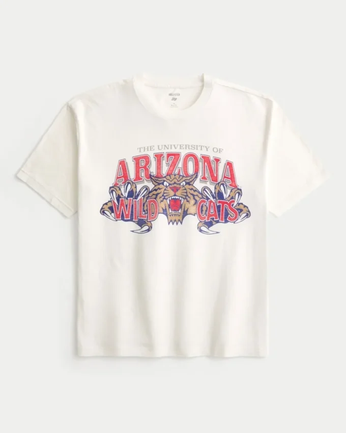 Boxy University of Arizona Wildcats grafisk T-skjorte