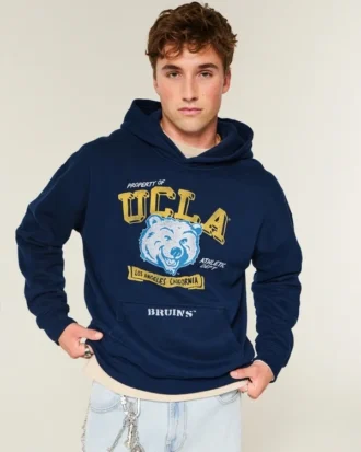Boxy University of California, Los Angeles Bruins grafisk hettegenser