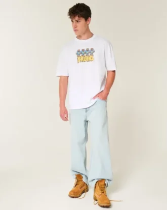 Boxy University of California, Los Angeles, Bruins grafisk T-skjorte
