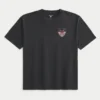 Boxy University of Cincinnati Bearcats grafisk T-skjorte