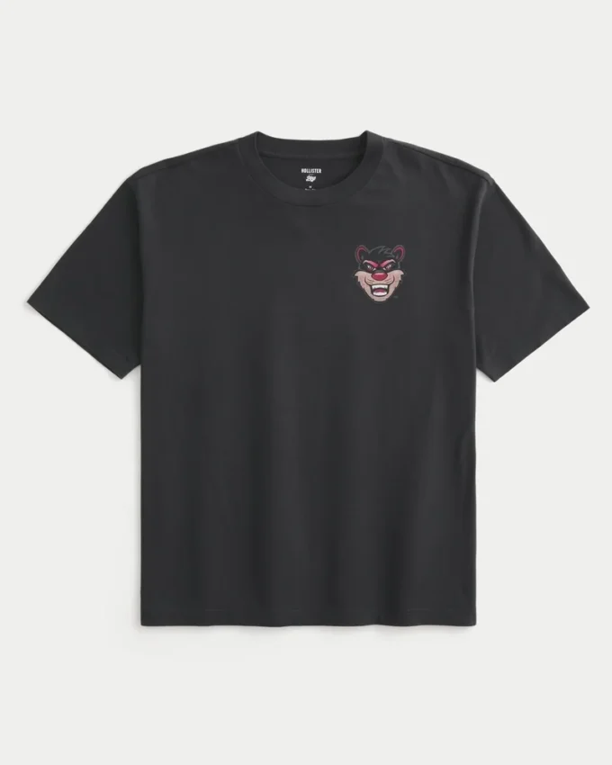Boxy University of Cincinnati Bearcats grafisk T-skjorte