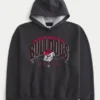 Boxy University of Georgia Bulldogs grafisk hettegenser