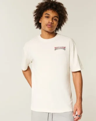 Boxy University of Georgia Bulldogs grafisk T-skjorte