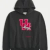Boxy University of Houston Cougars grafisk hettegenser