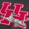 Boxy University of Houston Cougars grafisk hettegenser