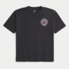 Boxy University of Houston Cougars grafisk T-skjorte