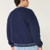Boxy University of Illinois Fighting Illini Graphic Crew Sweatshirt