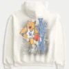 Boxy University of Kentucky Wildcats grafisk hettegenser