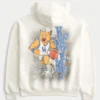 Boxy University of Kentucky Wildcats grafisk hettegenser