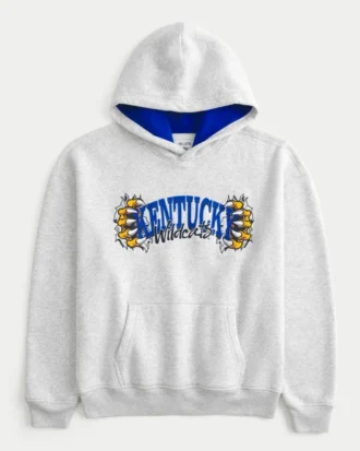 Boxy University of Kentucky Wildcats grafisk hettegenser
