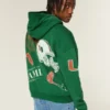 Boxy University of Miami Hurricanes grafisk hettegenser
