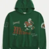 Boxy University of Miami Hurricanes grafisk hettegenser