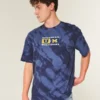 Boxy University of Michigan grafisk T-skjorte