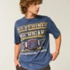 Boxy University of Michigan Wolverines grafisk T-skjorte