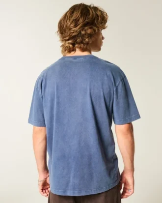 Boxy University of Michigan Wolverines grafisk T-skjorte