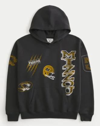 Boxy University of Missouri Tigers grafisk hettegenser