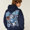 Boxy University of North Carolina at Chapel Hill Tar Heels grafisk hettegenser