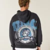 Boxy University of North Carolina Tar Heels grafisk hettegenser