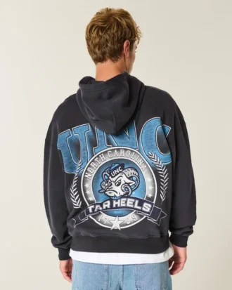 Boxy University of North Carolina Tar Heels grafisk hettegenser