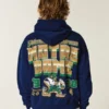 Boxy University of Notre Dame Fighting Irish grafisk hettegenser