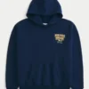 Boxy University of Notre Dame Fighting Irish grafisk hettegenser