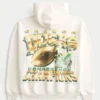 Boxy University of Oregon Ducks grafisk hettegenser
