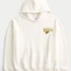 Boxy University of Oregon Ducks grafisk hettegenser